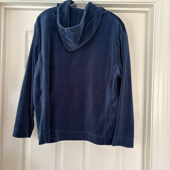 Vtg. Bobbie Brooks velour track suit, L - Picture 2 of 5